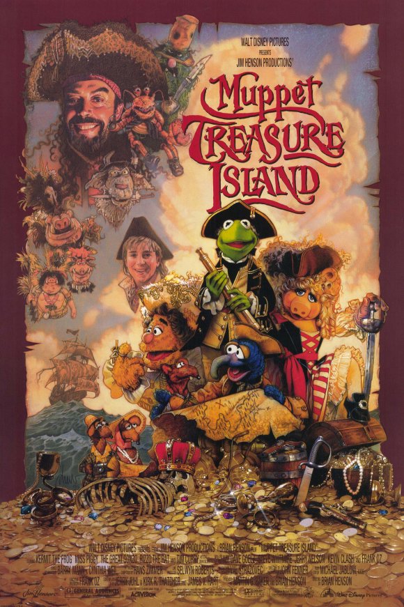 Poster of Muppet Treasure Island