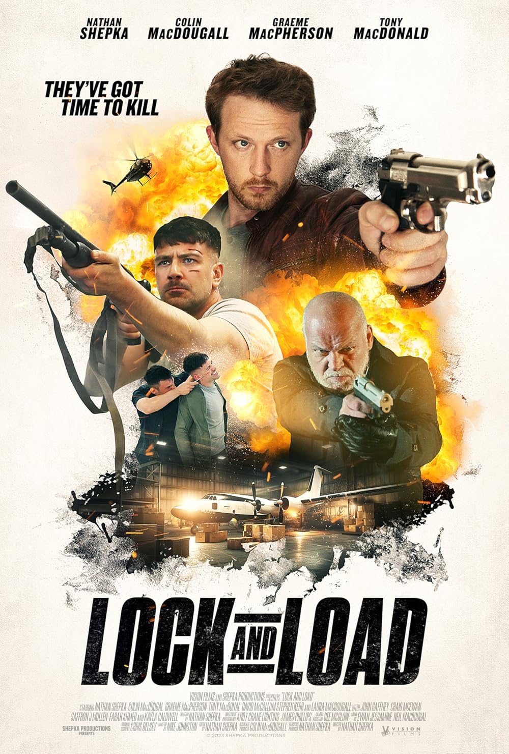 Lock Load (2023) Official Movie Poster - 1080p Official Poster for Lock Load (2023) 1080p