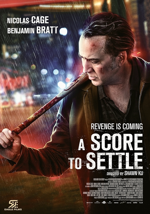 Movie poster for A SCORE TO SETTLE (UA rated)