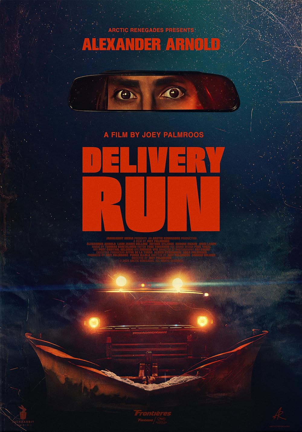 Delivery Run (2024) Action Thriller Movie Poster
