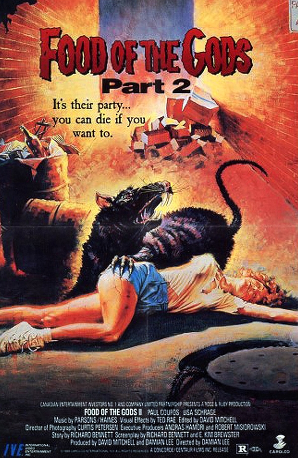 Movie poster for FOOD OF THE GODS 2 (UA rated)