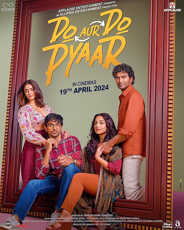 Movie poster for DO AUR DO PYAAR (UA rated)