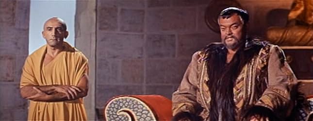 Orson Welles and Arnoldo Foà in The Tartars (1961)