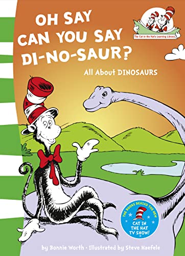 Oh say can you say di-no-saur? book cover