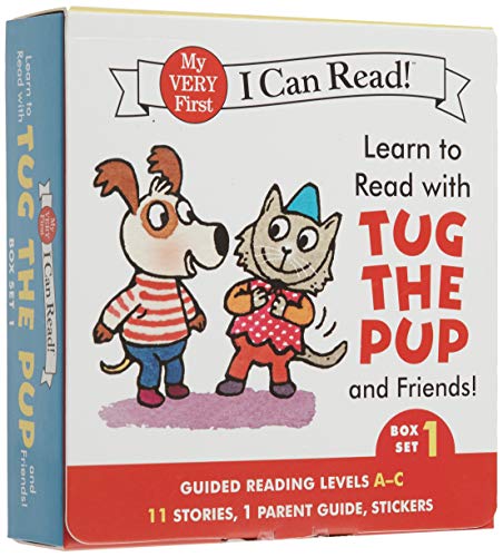 Learn to Read with Tug the Pup and Friends! Box Set 1: Levels Included: A-C book cover