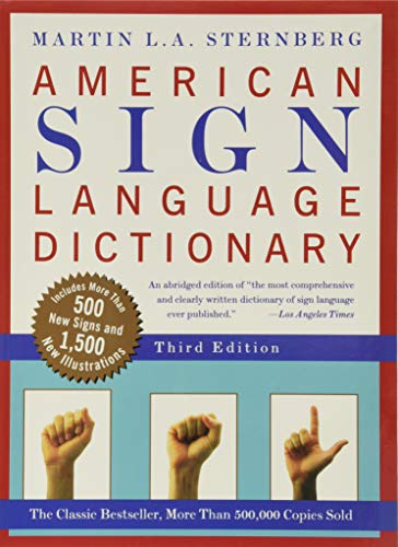 American Sign Language Dictionary book cover