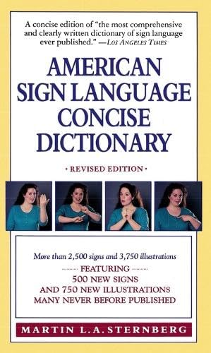 American Sign Language Concise Dictionary book cover