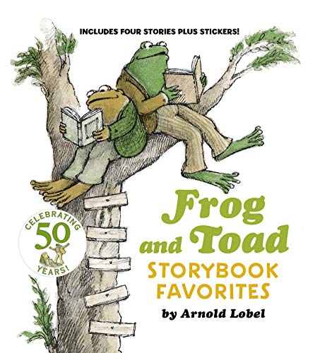 Frog and Toad Storybook Favorites: Includes 4 Stories Plus Stickers! book cover