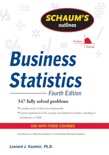 Schaum's Outline of Business Statistics book cover