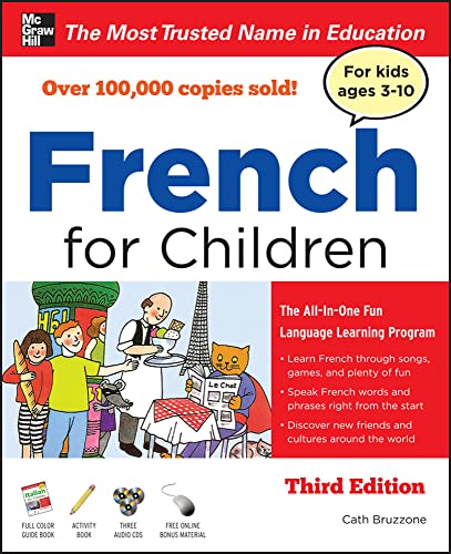French for Children with Three Audio CDs, Third Edition book cover