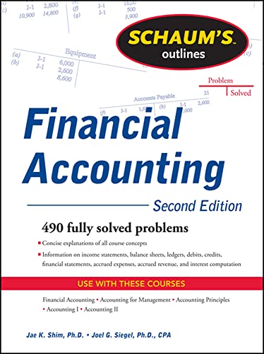 Schaum's Outline of Financial Accounting, 2nd Edition book cover