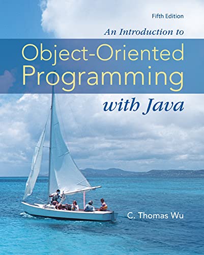 An Introduction to Object-Oriented Programming with Java book cover