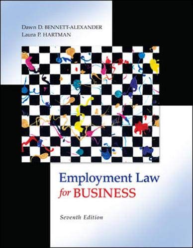 Employment Law for Business book cover