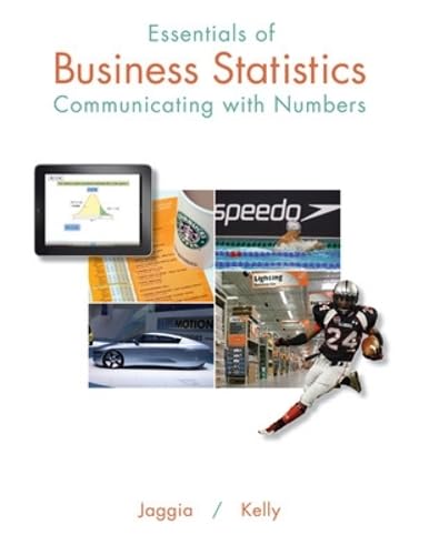 Essentials of Business Statistics: Communicating with Numbers book cover