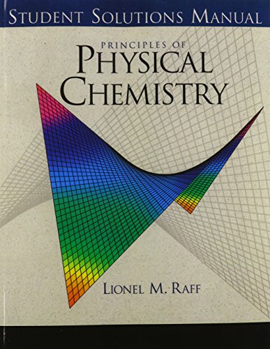 Principles of Physical Chemistry - Student Solution Manual book cover