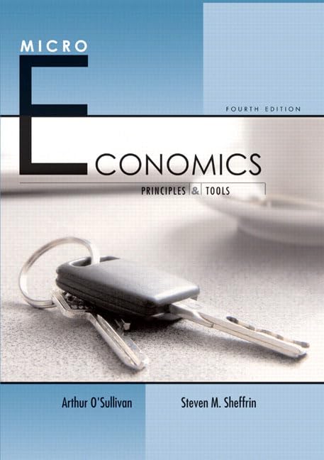 Microeconomics: Principles and Tools book cover