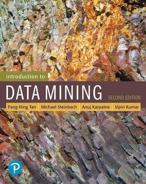 Introduction to Data Mining book cover