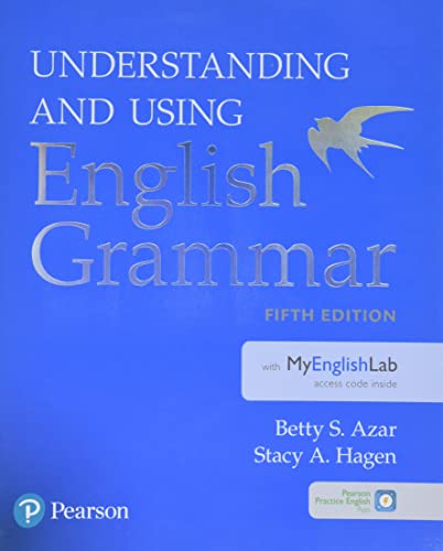 Understanding and Using English Grammar, Sb with Myenglishlab book cover