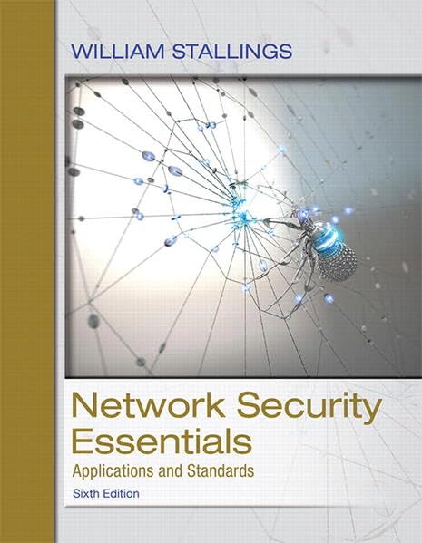 Network Security Essentials: Applications and Standards book cover