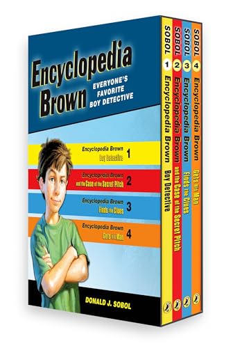 Encyclopedia Brown Box Set (4 Books) book cover