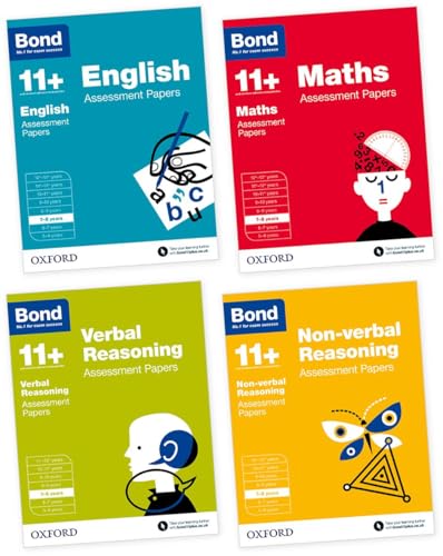 Bond 11+: English, Maths, Non-verbal Reasoning, Verbal Reasoning: Assessment Papers: 7-8 years Bundle book cover