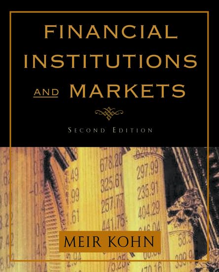 Financial Institutions and Markets book cover
