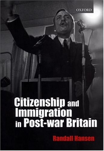 Citizenship and Immigration in Post-war Britain