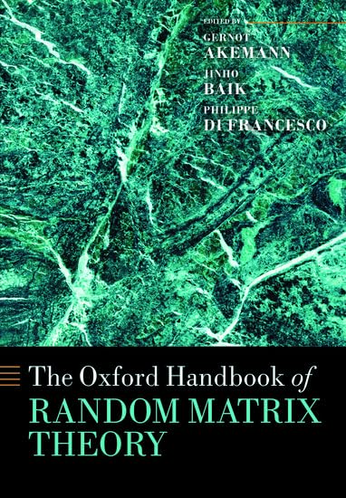 The Oxford Handbook of Random Matrix Theory book cover
