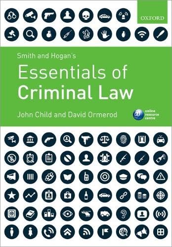 Smith and Hogan's Essentials of Criminal Law book cover
