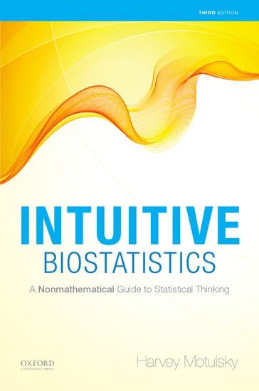 Intuitive Biostatistics book cover