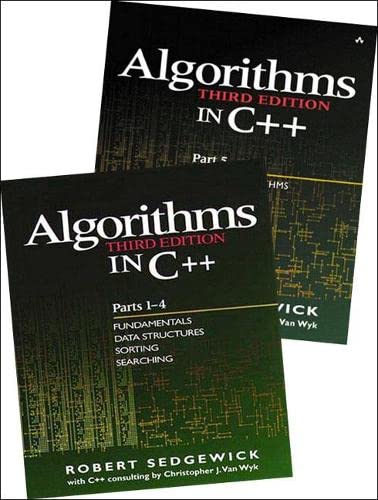 Algorithms in C++: Fundamentals, Data Structures, Sorting, Searching and Graph Algorithms Pts. 1-5 book cover