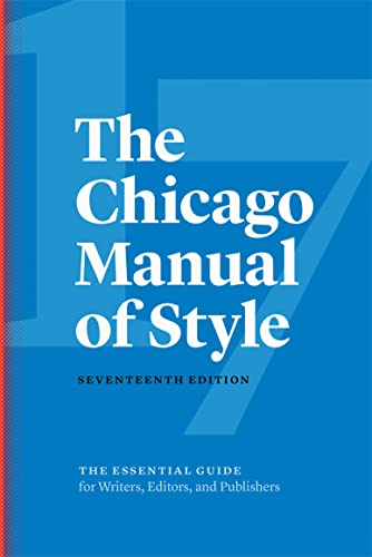 The Chicago Manual of Style book cover