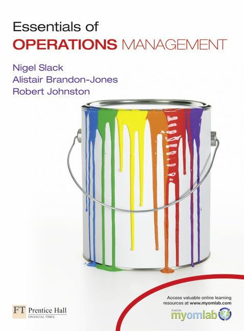 Essentials of Operations Management book cover