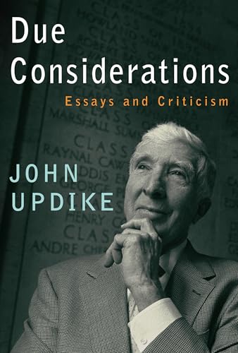 Due Considerations: Essays and Criticism book cover