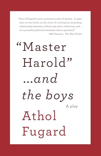 Master Harold...and the boys book cover