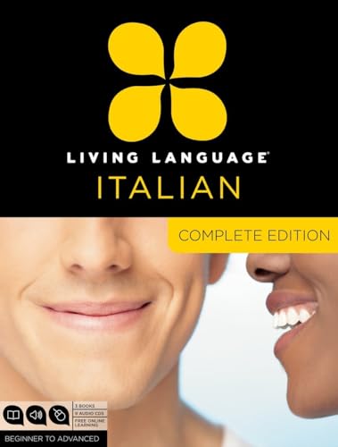 Living Language Italian, Complete Edition: Beginner through advanced course, including 3 coursebooks, 9 audio CDs, and free online learning book cover