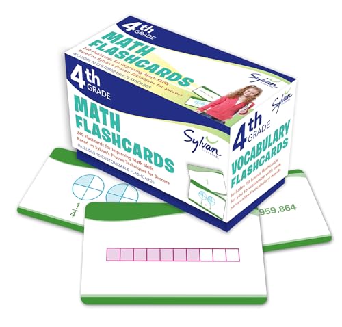 Fourth Grade Math Flashcards book cover