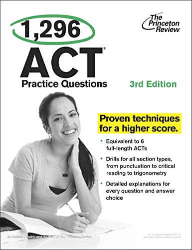 1,471 ACT Practice Questions book cover