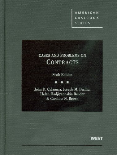 Read Cases and Problems on Contracts, 6th Edition