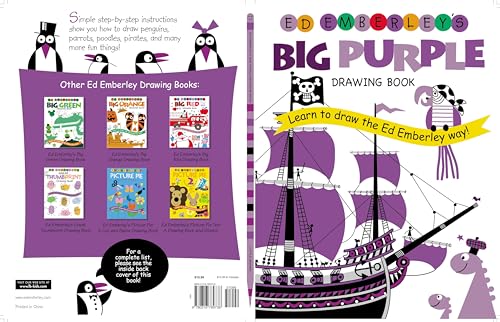 Ed Emberley's Big Purple Drawing Book book cover