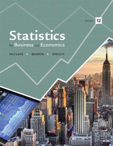 Statistics for Business and Economics book cover