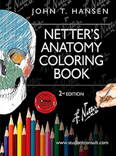 Netter's Anatomy Coloring Book Updated Edition book cover