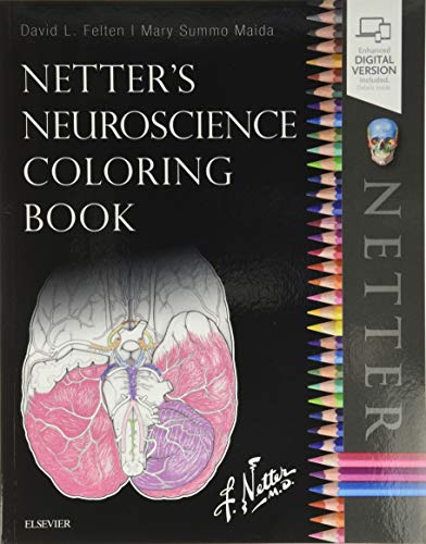 Netter's Neuroscience Coloring Book book cover