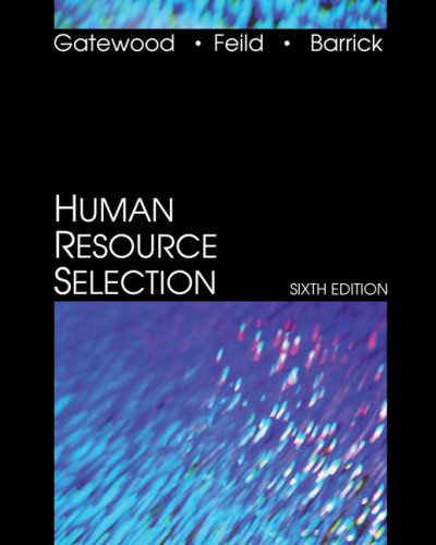 Human Resource Selection book cover