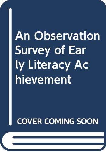 An Observation Survey of Early Literacy Achievement, Fourth Edition book cover