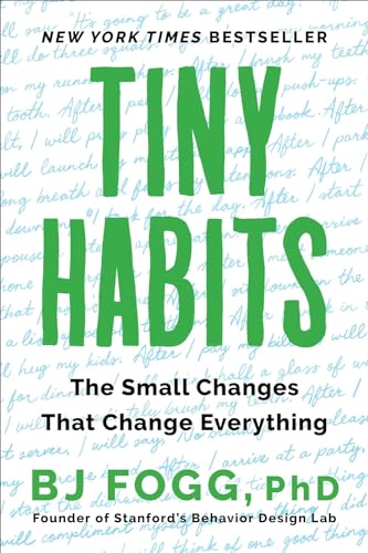Tiny Habits by BJ Fogg, PhD book cover