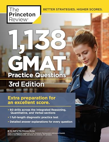 1,138 GMAT Practice Questions book cover