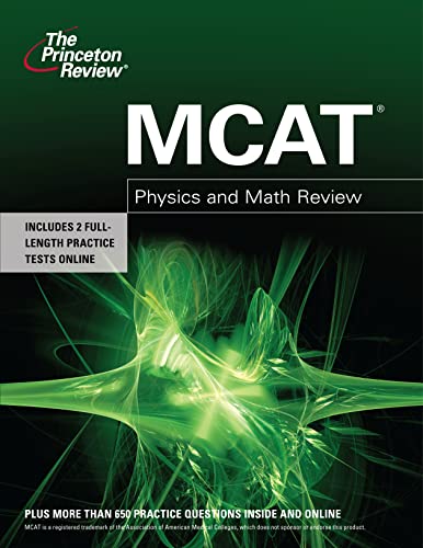 MCAT Physics and Math Review book cover