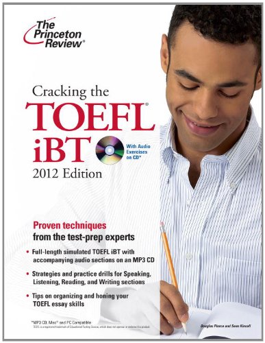 Cracking the TOEFL iBT book cover