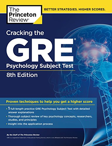 Cracking the GRE Psychology Subject Test book cover